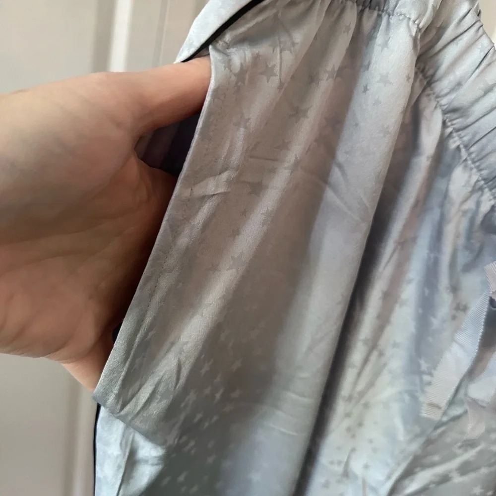 Victoria's Secret Silver Star Print Pajama Pants